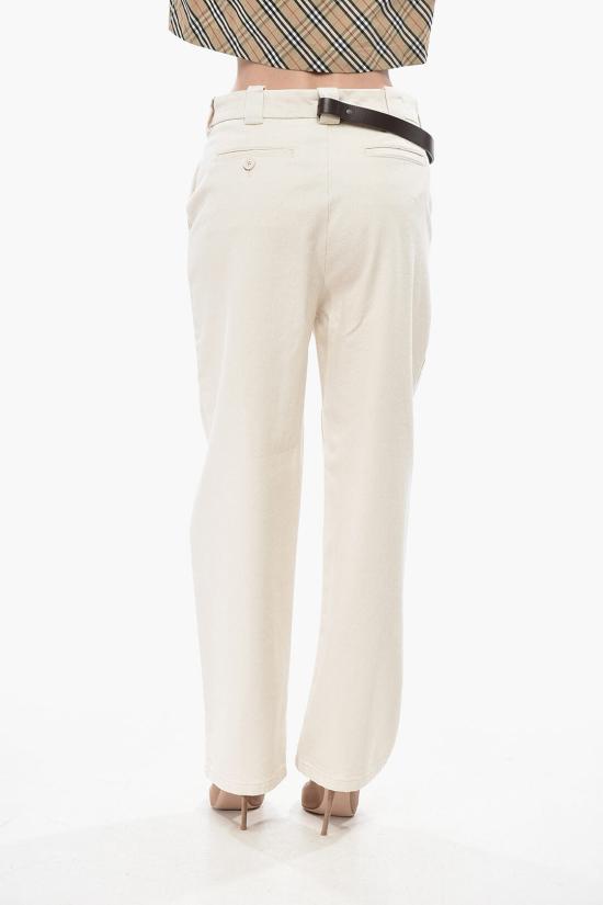  핑코 스트레이트 팬츠 105071A2JP C21 White - PINKO
