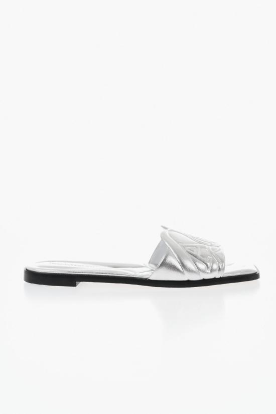  알렉산더 맥퀸 뮬/슬리퍼 780714WIF138100 Silver - ALEXANDER MCQUEEN