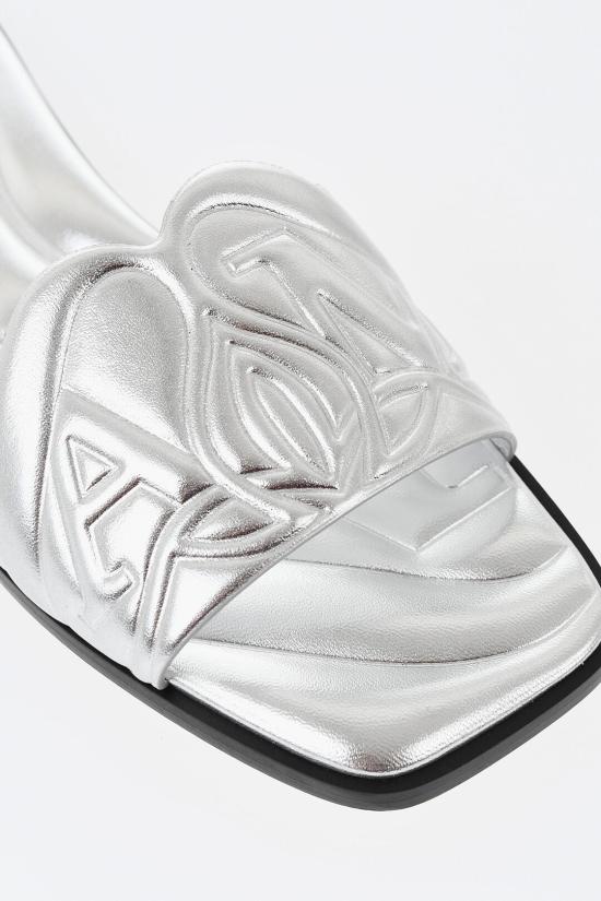  알렉산더 맥퀸 뮬/슬리퍼 780714WIF138100 Silver - ALEXANDER MCQUEEN