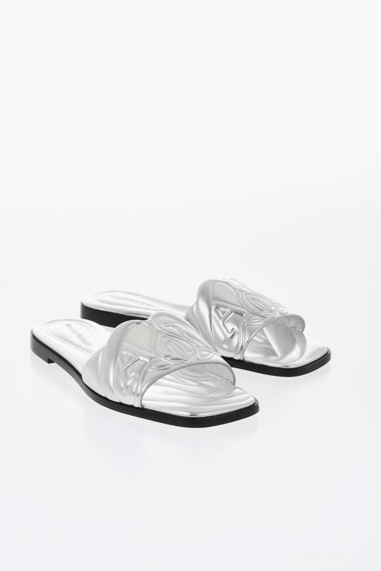  알렉산더 맥퀸 뮬/슬리퍼 780714WIF138100 Silver