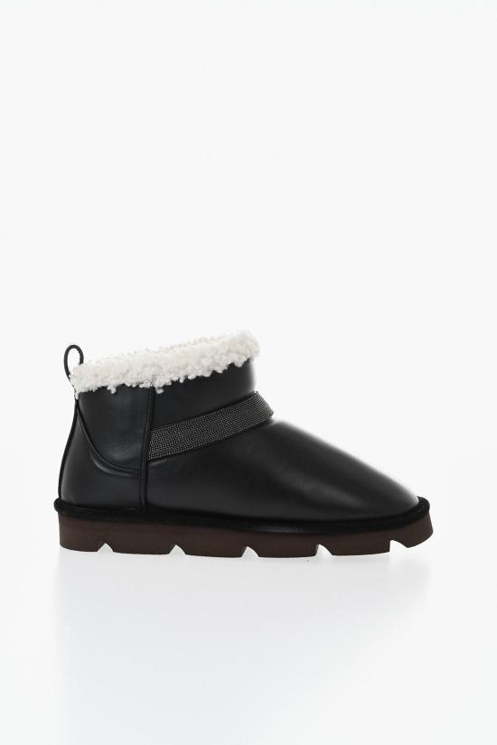  브루넬로 쿠치넬리 부츠 MZNAG2598 C101 Black - BRUNELLO CUCINELLI