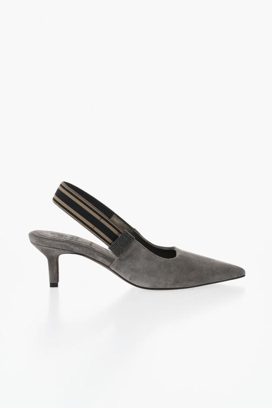  브루넬로 쿠치넬리 힐/펌프스 MZSFC2441 C8212 Gray - BRUNELLO CUCINELLI
