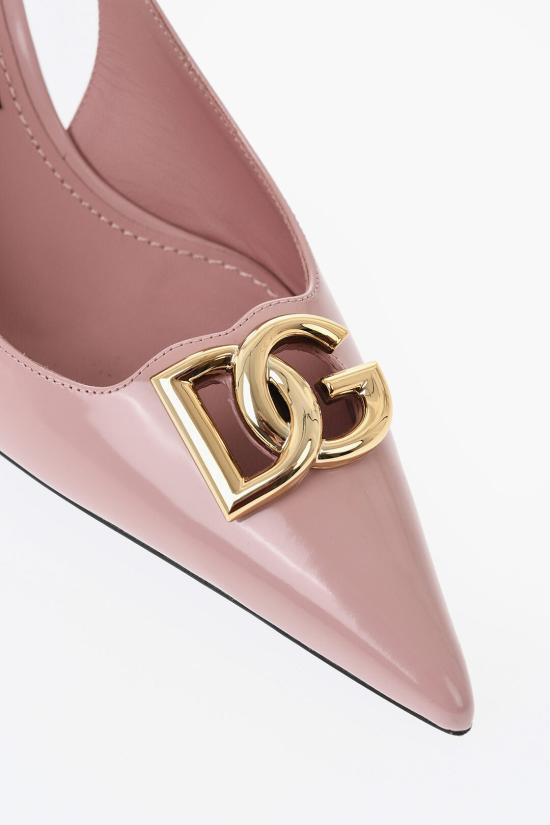  돌체앤가바나 폴리시드 카프스킨 슬링백 CG0894 A1037 80405 Pink - DOLCE & GABBANA
