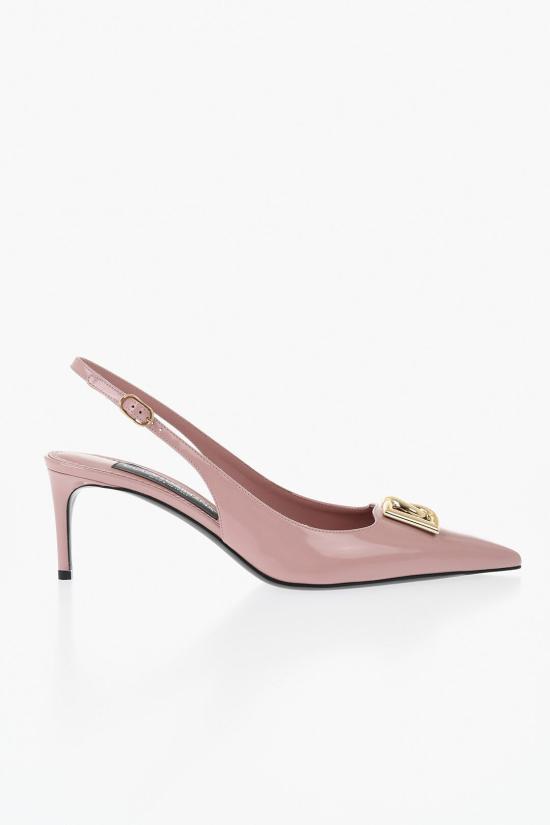  돌체앤가바나 폴리시드 카프스킨 슬링백 CG0894 A1037 80405 Pink - DOLCE & GABBANA