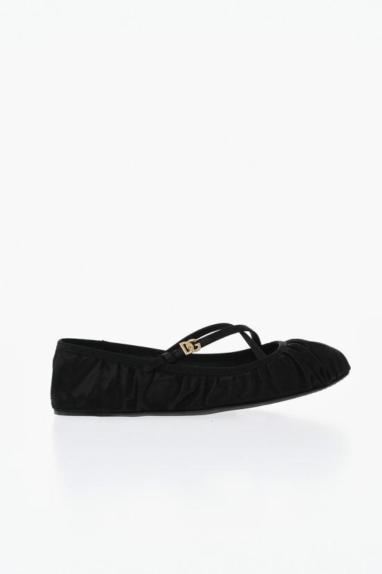  돌체앤가바나 플랫 슈즈 CB0258 AD160 8B956 Black - DOLCE & GABBANA