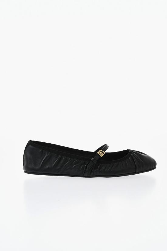  돌체앤가바나 플랫 슈즈 CB0257 AD137 8B956 Black - DOLCE & GABBANA