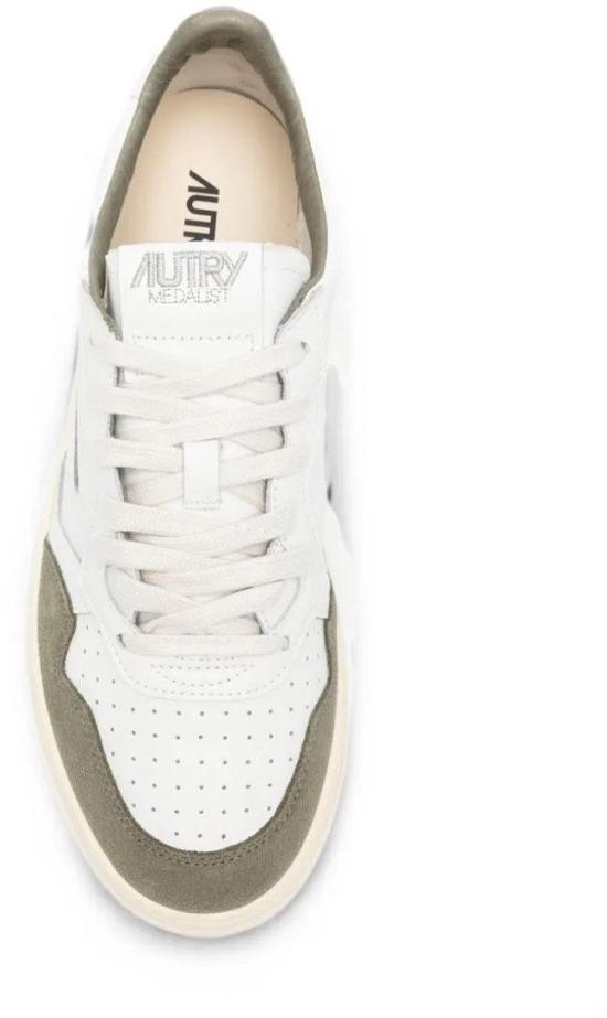 26FW 오트리 메달리스트 로우 스니커즈 AULMFT21 WHITE - AUTRY