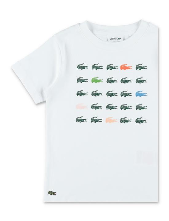 26SS [키즈] 라코스테 티셔츠 7587 W8L Bianco - LACOSTE