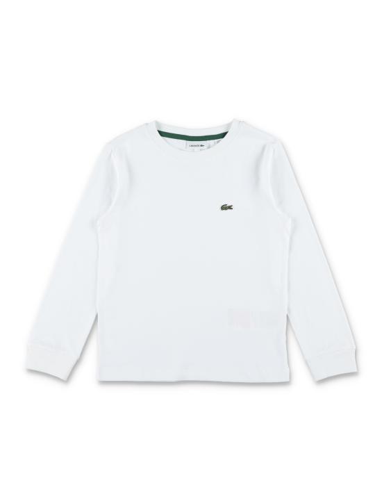 26SS [키즈] 라코스테 티셔츠 7112 W8L Bianco