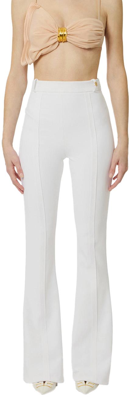 26SS 엘리자베타프랜치 플레어 팬츠 PA16961E2360 WHITE - ELISABETTA FRANCHI