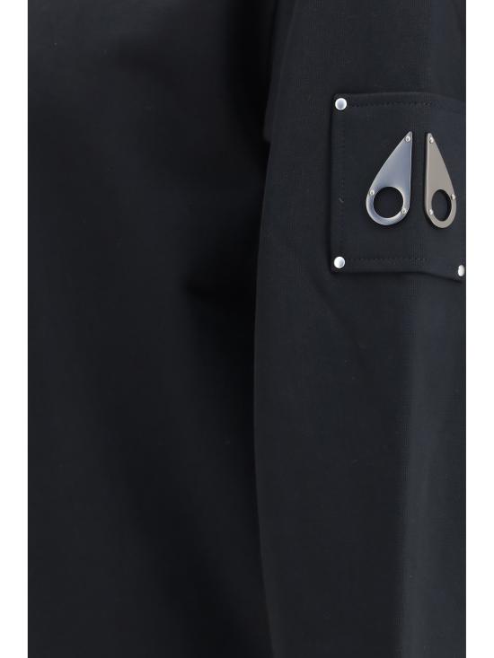 26FW 무스너클 하츠필드 크루넥 스웨트 셔츠 M35MS706 292 BLACK - MOOSE KNUCKLES