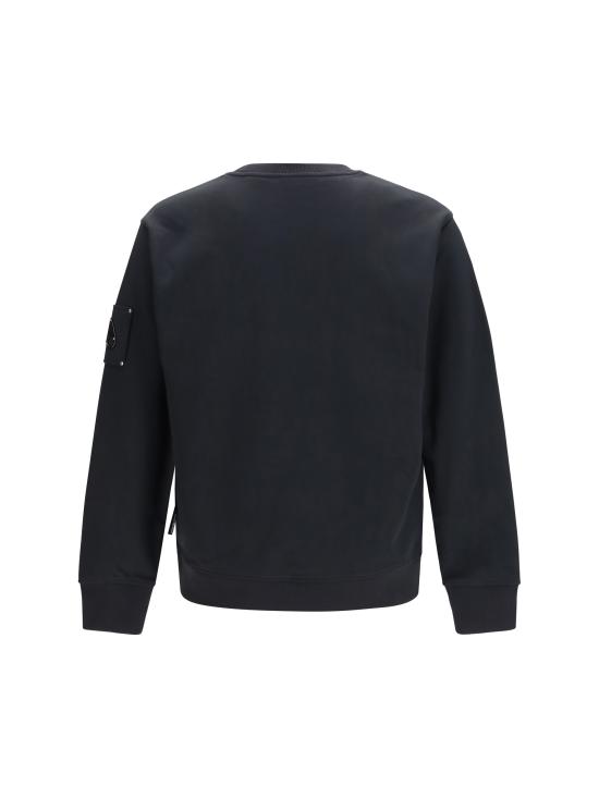 26FW 무스너클 하츠필드 크루넥 스웨트 셔츠 M35MS706 292 BLACK - MOOSE KNUCKLES