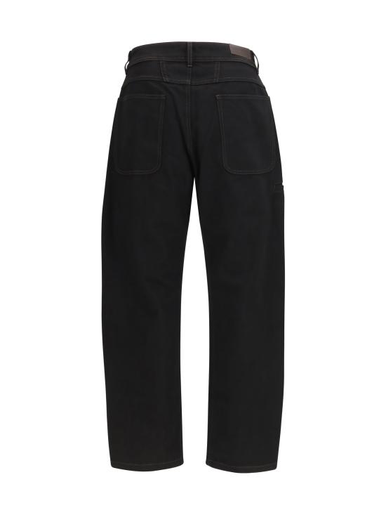 26FW 르메르 트위스티드 워크웨어 팬츠 PA1102LD1055 BK999 BLACK - LEMAIRE