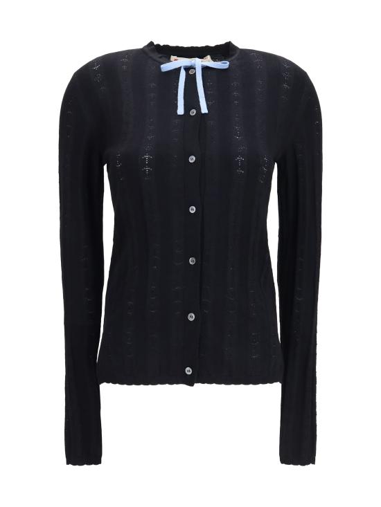 26FW 마르니 가디건 CDMD0454Q0UFZ634 00N99 BLACK