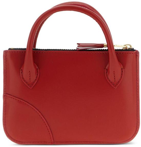 26FW 꼼데가르송 클래식 레더 라인 파우치 SA8100HA2 RED - COMME DES GARCONS