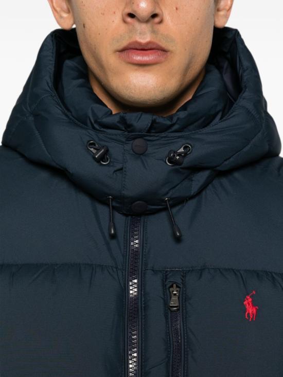 26FW 폴로 랄프로렌 고햄 다운 자켓 710968278 003 Blu - POLO RALPH LAUREN