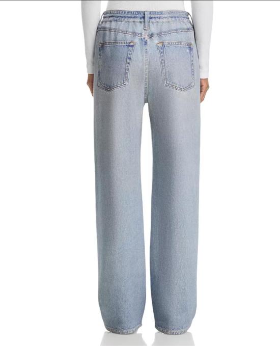  랙앤본 데님 팬츠 RB 미라마 드로스트링 와이드 레그 팬츠 - RAG & BONE