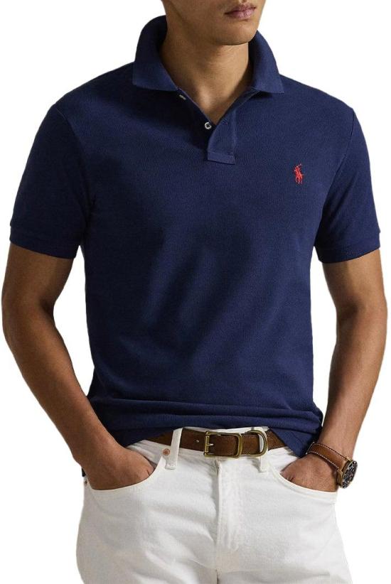 26SS 랄프 로렌 폴로 티셔츠 710795080007 NAVY - RALPH LAUREN