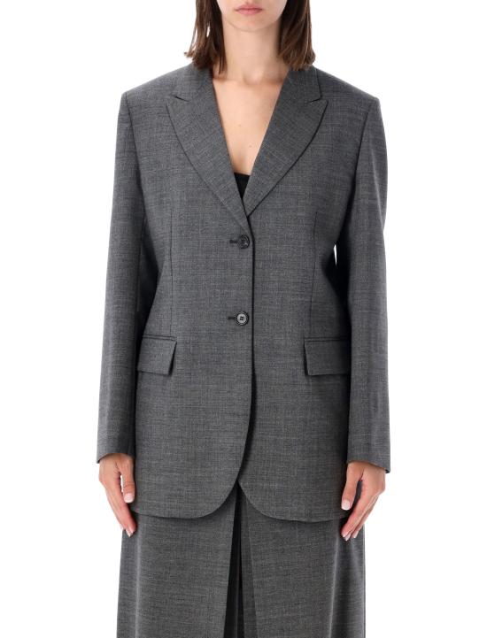 26FW 프라다 수트 자켓 P509Q6011 F0480 SLATE GRAY