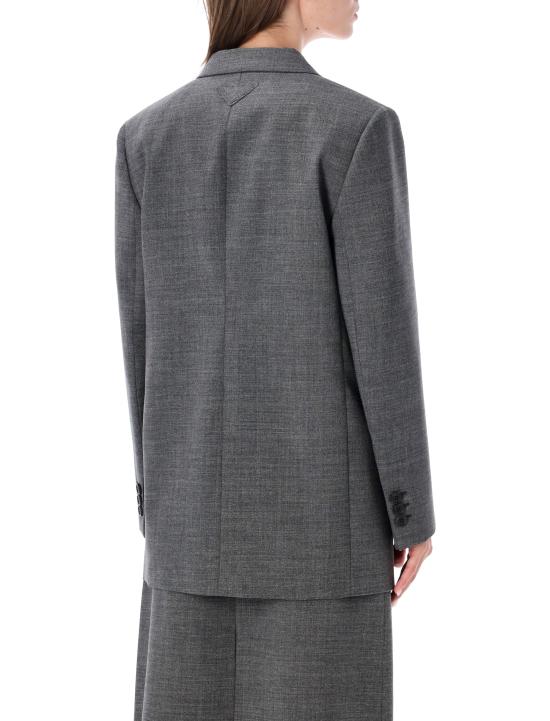 26FW 프라다 수트 자켓 P509Q6011 F0480 SLATE GRAY - PRADA