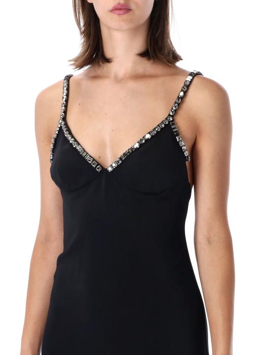 26FW 스텔라 맥카트니 롱 원피스 6A07273IU303 1000 Nero - STELLA MCCARTNEY