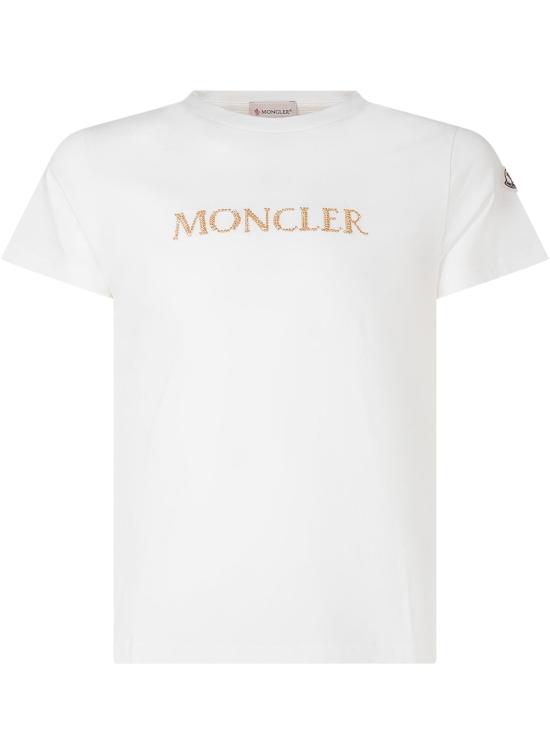 26FW [키즈] 몽클레어 티셔츠 L29548C0001783907 034 BIANCO