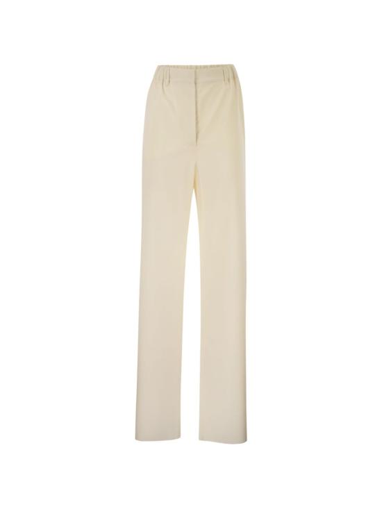 26FW 막스마라 스트레이트 팬츠 2621136251 MXMEDITTO001 Bianco