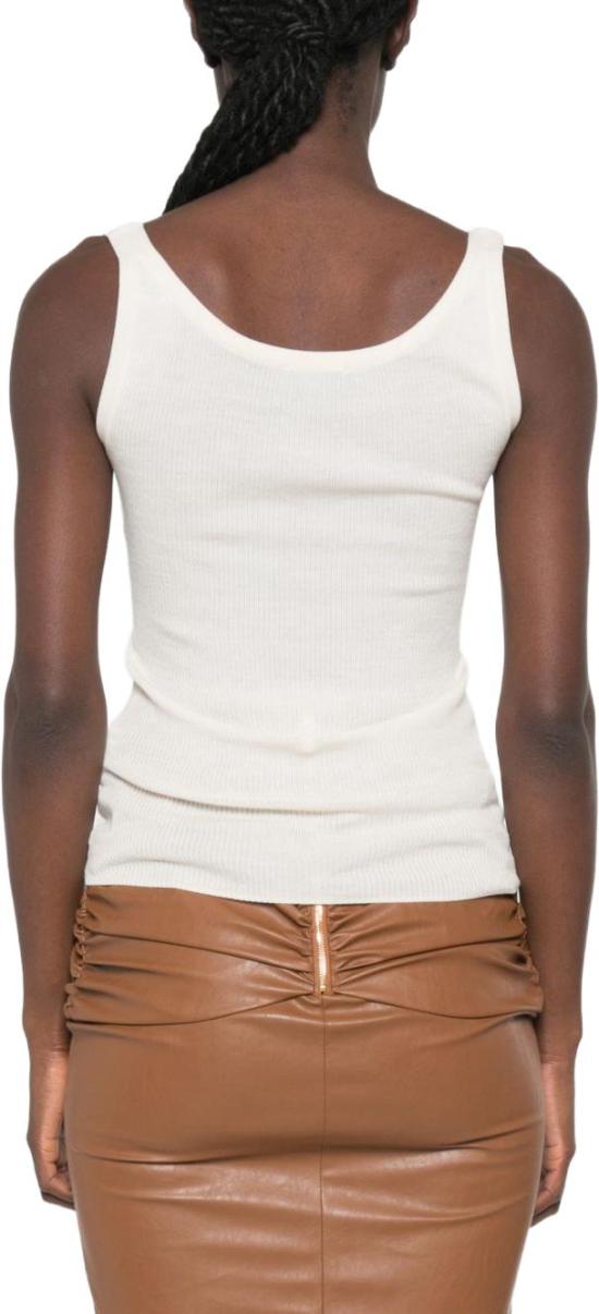 26FW 엘리자베타프랜치 민소매 티셔츠 TK03B66E2EG9 WHITE - ELISABETTA FRANCHI
