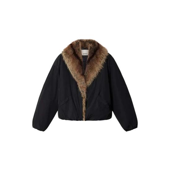  이자벨마랑 무스탕 Isabel Marant 샤론 재킷 블랙