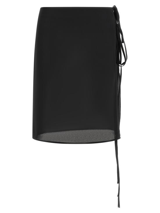 26SS MISENITHE 미디 스커트 CH25010999 Black
