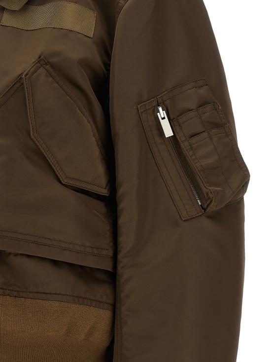 26FW 사카이 봄버 자켓 2608582601 Brown - SACAI
