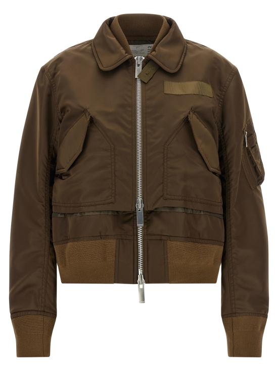 26FW 사카이 봄버 자켓 2608582601 Brown