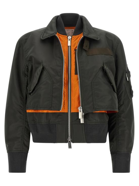 26FW 사카이 봄버 자켓 2608582531 Green - SACAI