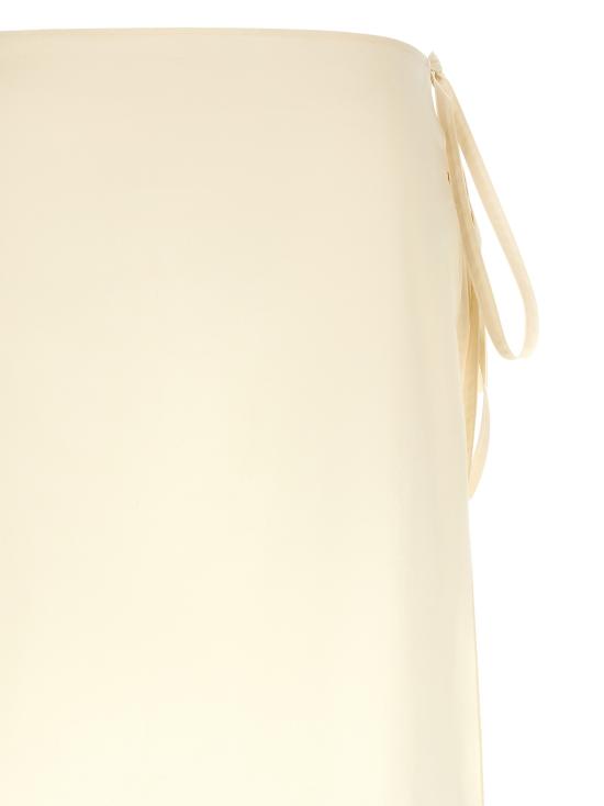 26SS MISENITHE 미디 스커트 PO25012975 White - OTHER BRANDS