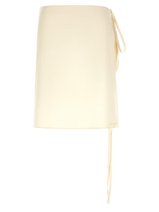 26SS MISENITHE 미디 스커트 PO25012975 White