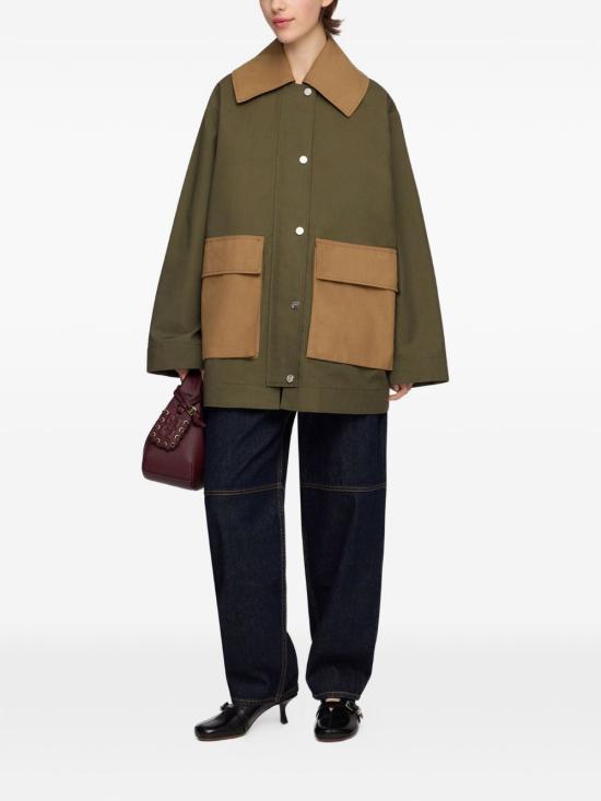 26FW 가니 자켓 A1130011 838 Military green - GANNI