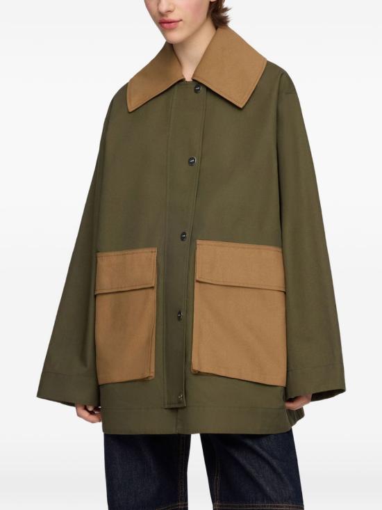26FW 가니 자켓 A1130011 838 Military green - GANNI