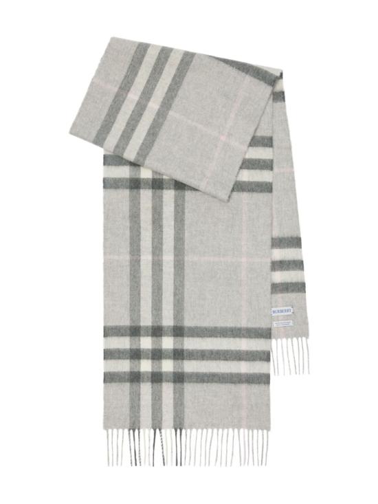 26FW 버버리 체크 캐시미어 스카프 8112637 C3382 Light grey
