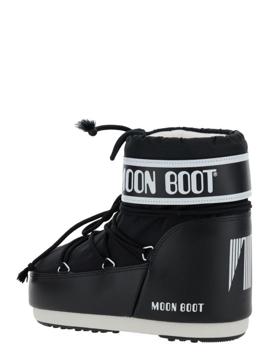 26FW 문부츠 아이콘 나일론 로우 부츠 80D1409340N001 Black - MOON BOOT