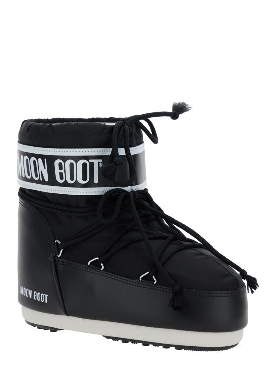 26FW 문부츠 아이콘 나일론 로우 부츠 80D1409340N001 Black - MOON BOOT