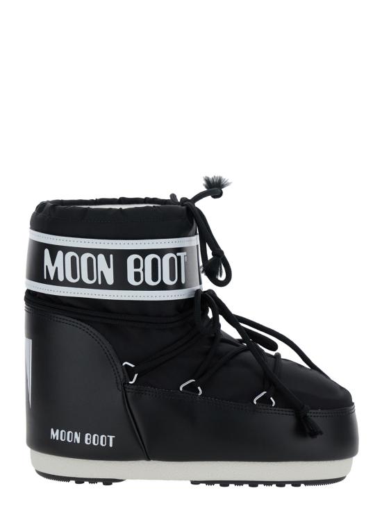 26FW 문부츠 아이콘 나일론 로우 부츠 80D1409340N001 Black