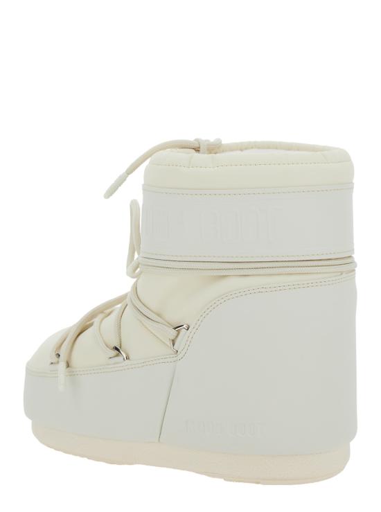 26FW 문부츠 아이콘 나일론 로우 부츠 80D1409380L002 White - MOON BOOT