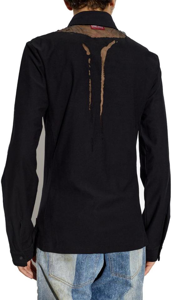  디젤 긴팔 셔츠 A163930SHAY9XX BLACK - DIESEL