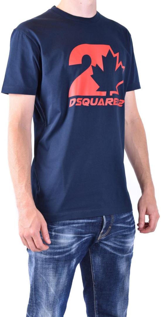  디스퀘어드2 반팔 티셔츠 S74GD1157S23009478 NAVY - DSQUARED2