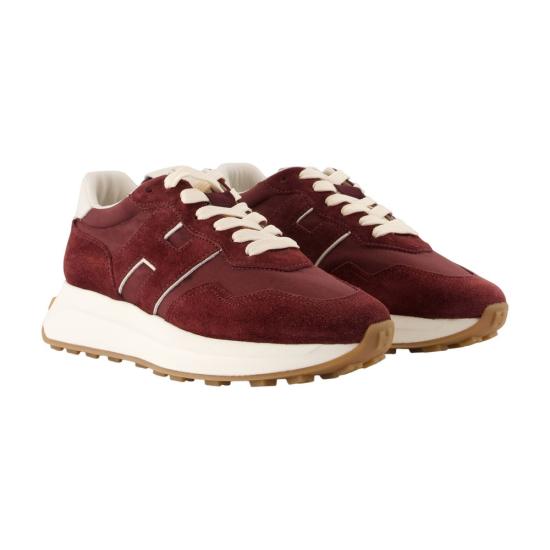 26FW 호간 H641 스니커즈 HXW6410FZ40V4R 0CPH BURGUNDY - HOGAN