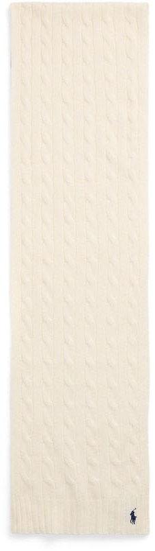 25FW 랄프 로렌 머플러/스카프 455956296002 WHITE