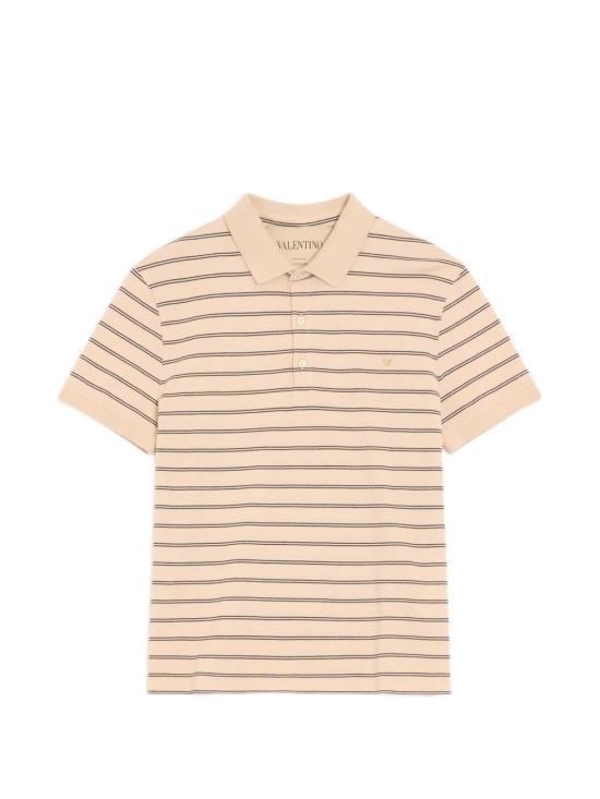 26FW 발렌티노 가라바니 폴로 티셔츠 9V3MH01KBGV RFC Beige