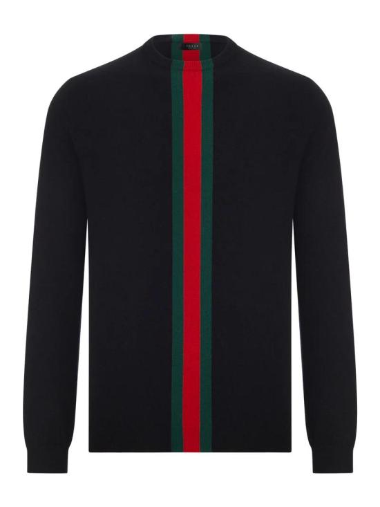 26FW 구찌 스웨터 875161XKFPA 1060 BLACK GREEN RED