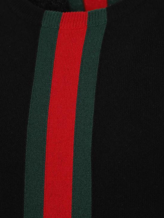 26FW 구찌 스웨터 875161XKFPA 1060 BLACK GREEN RED - GUCCI
