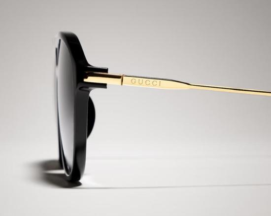 26FW 구찌 선글라스 A000P8J0740 1012 BLACK GOLD GREY - GUCCI
